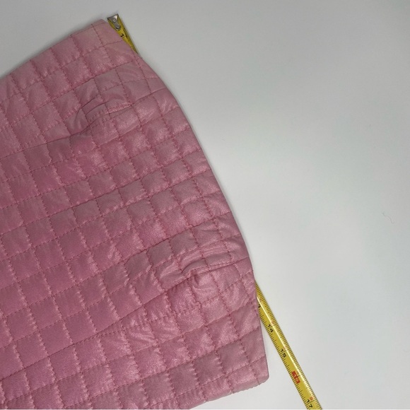 Vintage Chanel Bustier Corset Top Pink Quilted Strapless Spring 2001 Runway 38 - Picture 4 of 16